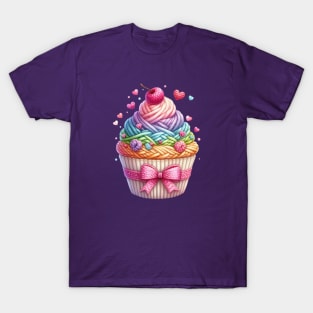 Crochet Cupcake T-Shirt